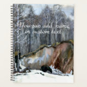 Waterverf van neusschaafschilderingen planner (Voorkant)