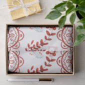 Waterverf van Noordse Blauwe Zongvogel Folk Art Tissuepapier (Geschenk)