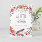 Waterverf van Oleander en vogelpest Kaart (Staand voorkant)