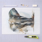 Waterverf van olifanten tissuepapier (Craft)