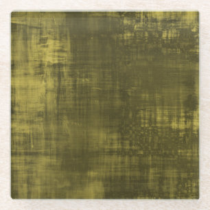 Waterverf van olijven - Glazen Onderzetter