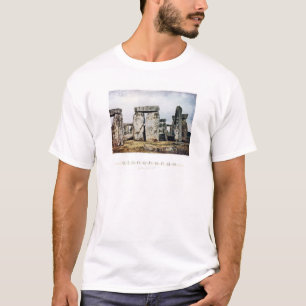 Waterverf van onehenge t-shirt