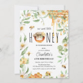 Waterverf van onze zoete honingbijen - kinderen va kaart (Voorkant)