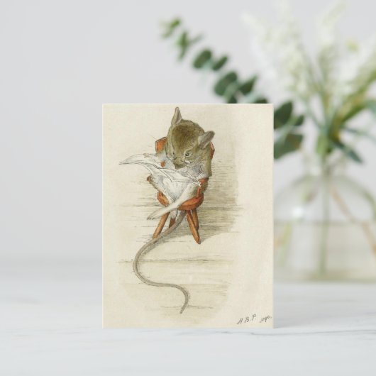 Waterverf van opa muis Ontvang Kaarten (Staand voorkant)