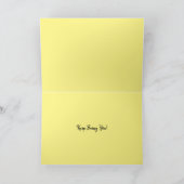 Waterverf van Oranje en zwarte papaver Birthday Ka Kaart (Binnen)