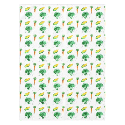 Waterverf van organische groenten tafelkleed (Voorkant)