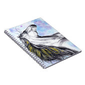 Waterverf van paarden en inktpaarden notitieboek (Rechterzijde)