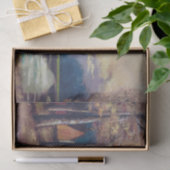 Waterverf van Paarse bergen Tissuepapier (Geschenk)