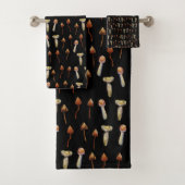 Waterverf van paddenstoelen van magische paddensto bad handdoek (Insitu)