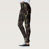 Waterverf van paddenstoelen van magische paddensto leggings (Links)