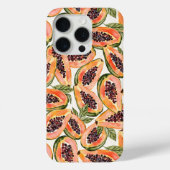 Waterverf van papajavruchten Case-Mate iPhone case (Achterkant)
