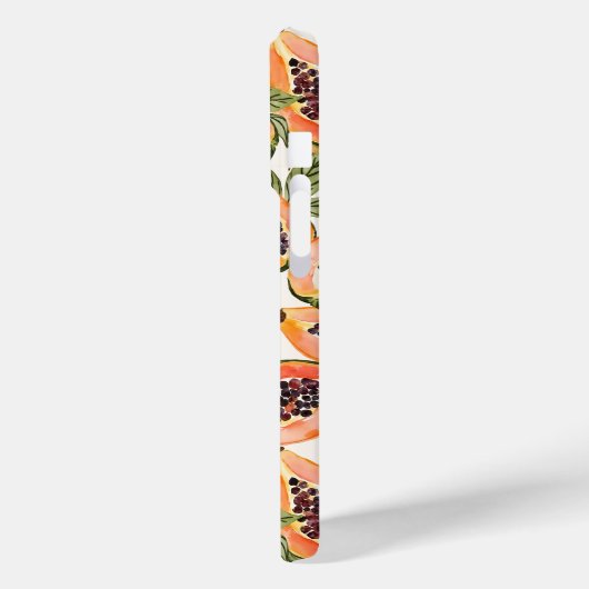 Waterverf van papajavruchten Case-Mate iPhone case (Achterkant / Links)