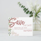 Waterverf van pasta's Vrijgezellenfeest aan de Flo Aankondigingskaart (Staand voorkant)