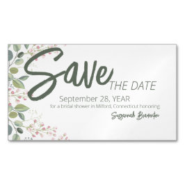 Waterverf van pasta's Vrijgezellenfeest aan de Flo Magnetisch Visitekaartje