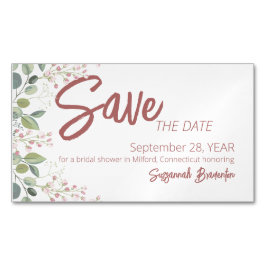 Waterverf van pasta's Vrijgezellenfeest aan de Flo Magnetisch Visitekaartje