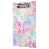 Waterverf van pasteelregenboogkleurige kleurstof klembord (Links)