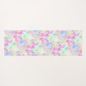 Waterverf van pasteelregenboogkleurige kleurstof yogamat (Achterkant (horizontaal))