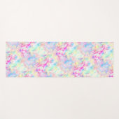Waterverf van pasteelregenboogkleurige kleurstof yogamat (Voorkant (horizontaal))