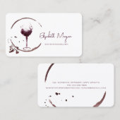 Waterverf van peulvruchten visitekaartje (Voorkant / Achterkant)