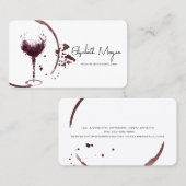 Waterverf van peulvruchten visitekaartje (Voorkant / Achterkant)