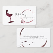 Waterverf van peulvruchten visitekaartje (Voorkant / Achterkant)