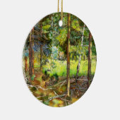 Waterverf van pijnschilderingen keramisch ornament (Rechts)