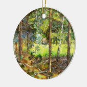 Waterverf van pijnschilderingen keramisch ornament (Links)