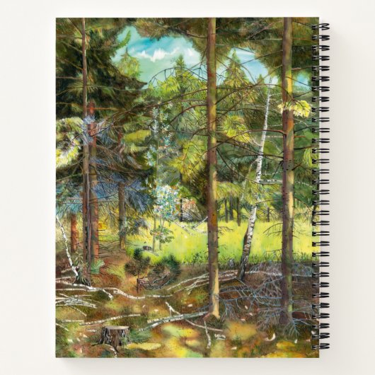 Waterverf van pijnschilderingen notitieboek (Achterkant)