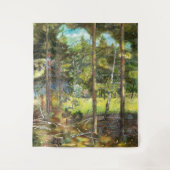 Waterverf van pijnschilderingen wandkleed (Voorkant)