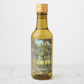 Waterverf van pijnschilderingen wijn etiket (Voorkant)