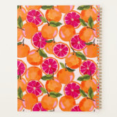 Waterverf van pompelmoezen planner (Achterkant)