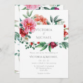  Waterverf van pony's Kaart (Voorkant / Achterkant)