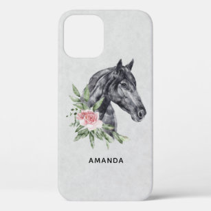 Waterverf van portret van schitterend paard Case-Mate iPhone case
