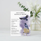 Waterverf van Raven Crow van Halloween Party (Staand voorkant)