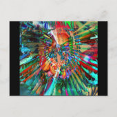 Waterverf van regenbogen briefkaart (Voorkant)