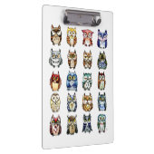 Waterverf van regenboog en kat klembord (Rechts)