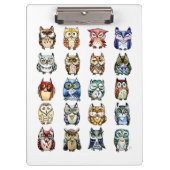 Waterverf van regenboog en kat klembord (Voorkant)