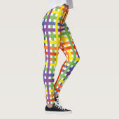 Waterverf van regenboog Kleurrijke Leggings (Rechts)