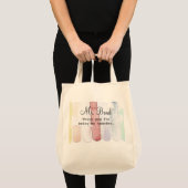 Waterverf van regenboogwetenschappers tote bag (Voorkant (product))