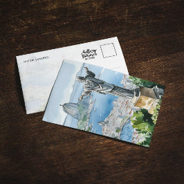 Waterverf van Rio de Janeiro Kaart