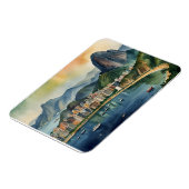 Waterverf van Rio de Janeiro Magneet (Linkerzijde)