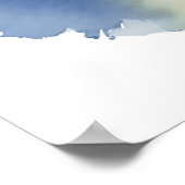 Waterverf van Rio de Janeiro Poster (Hoek)