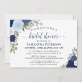 Waterverf van roestblauw - Vrijgezellenfeest Kaart (Voorkant)