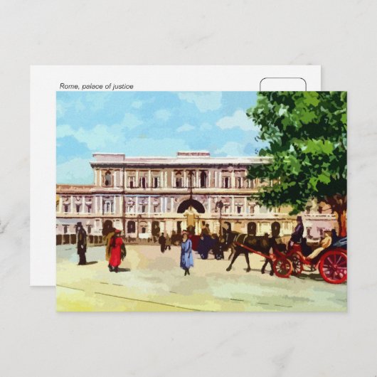  waterverf van Rome Briefkaart (Voorkant / Achterkant)