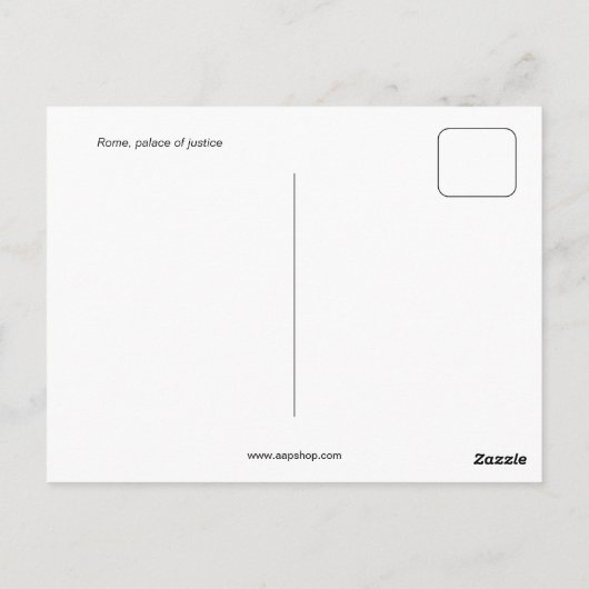  waterverf van Rome Briefkaart (Achterkant)