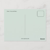 waterverf van Rome Trinita dei Monti Briefkaart (Achterkant)