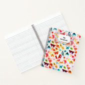 Waterverf van rondbovlinderboten notitieboek (Binnen)