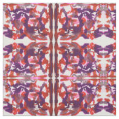 Waterverf van Rood & Paars Stof (Swatch)