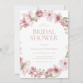 Waterverf van Roos van puin Vrijgezellenfeest Kaart (Voorkant)