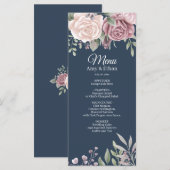 Waterverf van Roos van  van marineslag Rustic Dust Menu (Voorkant / Achterkant)